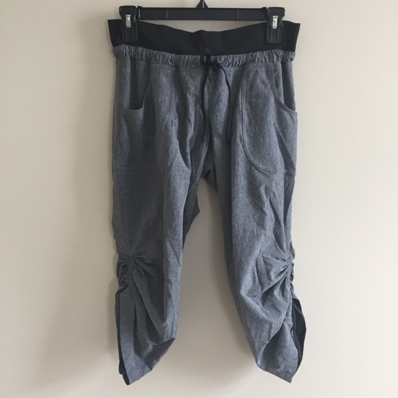 Athleta Pants - Athleta | Allegro Ruched Drawstring Capris